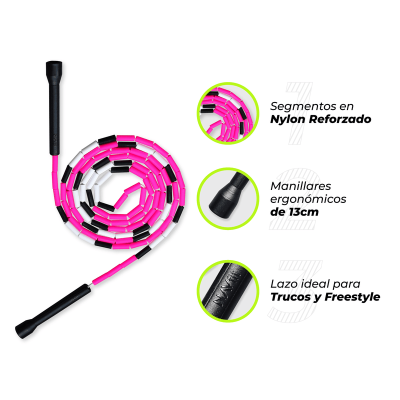 Lazo-Segmentado---Pink-Snake---7501PS