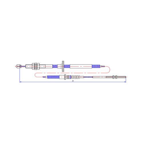 Asia Combi  93 - 95  | Guaya Acelerador | OEM:  W41415100C