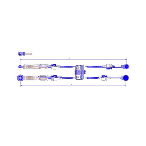 Gmc Saturn Series Sl-Sc-Sw L4-1.9L 1991-2002 | Guaya Control Y Selector Cambios | OEM:  21120125 , 21005846