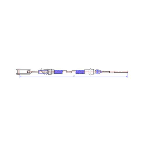 Dodge 1500 - Polara 1973 - 78   | Guaya Embrague | OEM: 71302180