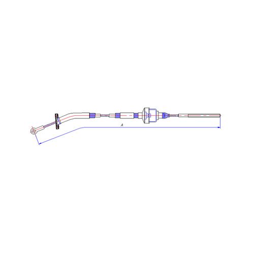 Fiat Palio 1600  96...   | Guaya Embrague | OEM: 46740888