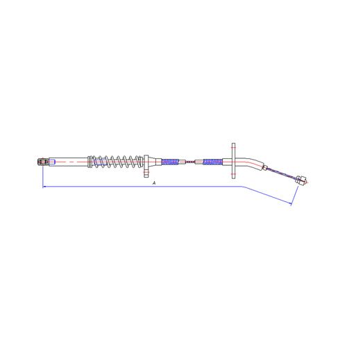 Ford Fairlane 500 - Conquistador Motor 302 Corto  | Guaya Acelerador | OEM:  EDAZ9A758A