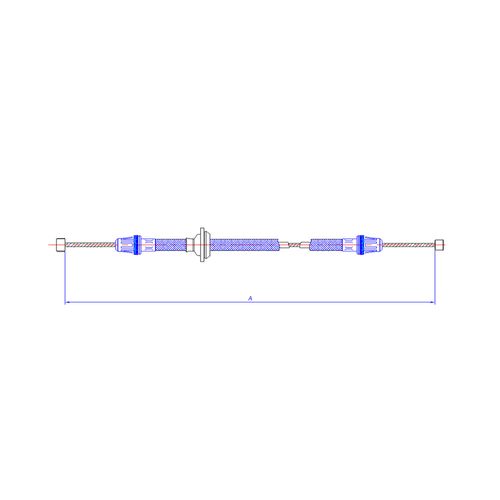 Ford Bronco F-150 / F-350 Principal 1992-96 / 1992-98   | Guaya Freno De Parqueo | OEM:  F2TZ2853A
