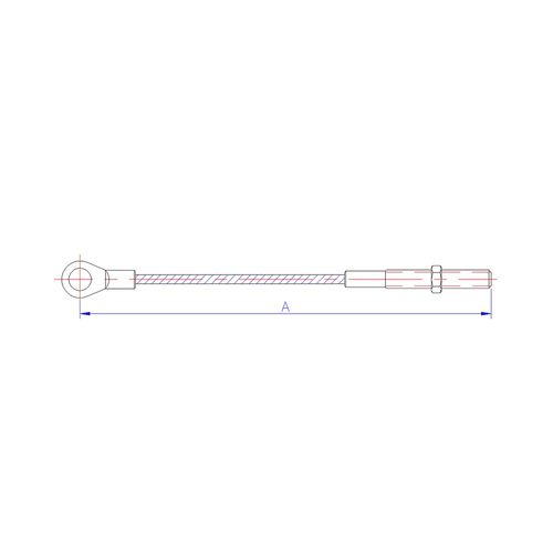 Camion Foton Aumak, Forland 4.5-5.8-6.5-6.8 2-3 Ton 2007...(Valvula Compresor) | Guaya Freno De Parqueo | OEM:  F1414135629002A0915 , 7701023554206