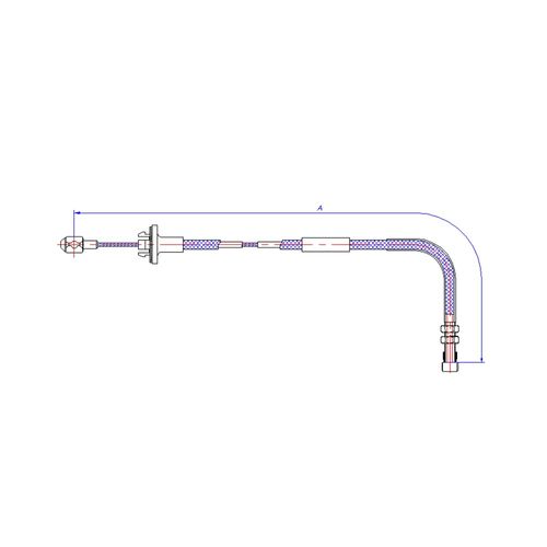 Hafei Lobo | Guaya Acelerador | OEM:  AB11080001