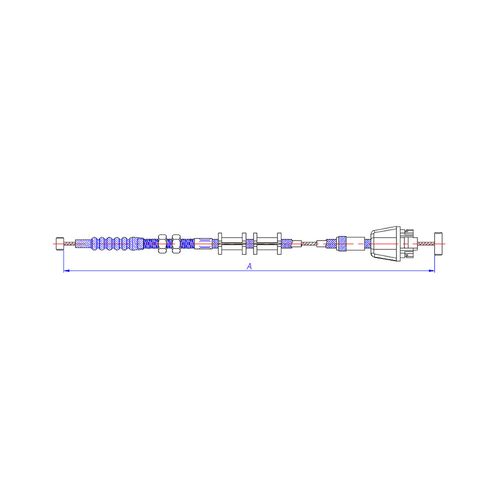 Cable Guaya Acelerador Honda Acura Vigor 2456 1992 - 94 | OEM: 17910SL5A02