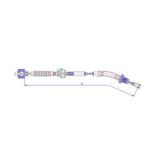 Cable Guaya Embrague Honda Acura Integra Rs, Ls, Gs L4-1.8L 1990 - 93 | OEM: 22910-SK7-A02