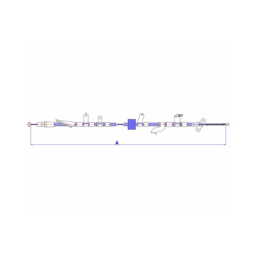 Cable Guaya De Freno Honda Cr-V 2006-2011 Trasero Derecho | OEM: -