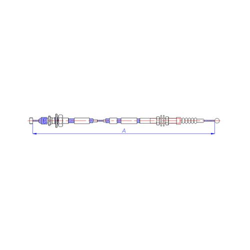 Cable Guaya Sobremarcha Honda Civic 1988 - 91 | OEM: 24360PM0903