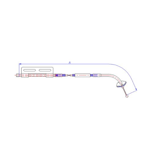 Cable Guaya Acelerador Hyundai Excel 1990-94; Scoupe W|O Cc 1991-92; Mitsubishi Precis 1990-94 | OEM: 3279024020