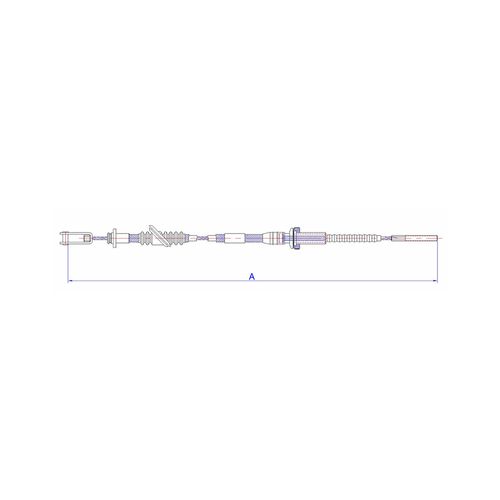 Kia Pride Pop  96...  | Guaya Embrague | OEM:  KDA0141150D