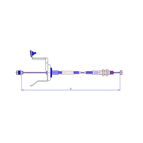 Nissan Altima Gle, Gxe, Se, Xe, L4 - 2.4L 1993 - 95 | Guaya Acelerador | OEM:  182011E500
