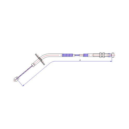 Nissan Pickup 4 Cil. 1980-87 (Soporte Derecho) | Guaya Acelerador | OEM:  1820033WRO