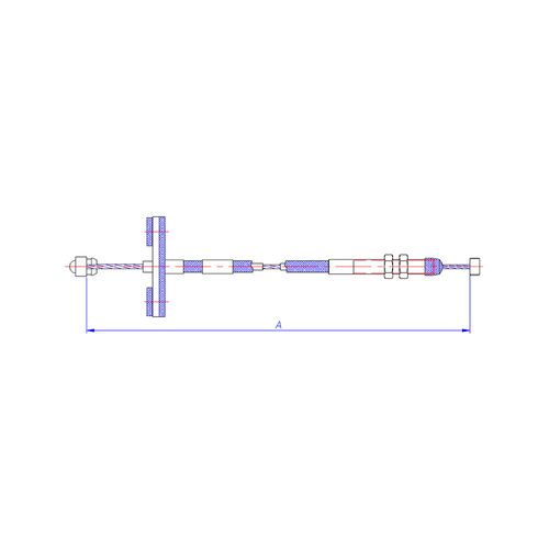 Nissan Pickup 2.4L Fuel Injection 1994-2000 | Guaya Acelerador | OEM:  1820186G00