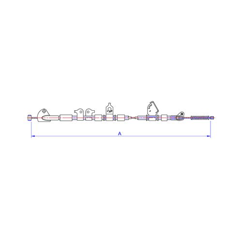 Toyota Rav4  2.4L, 2.5L, 3.5L 2006-2011 Trasero Derecho | Guaya Freno De Parqueo | OEM:  464200R011 , 4642042130 , 
464204211
