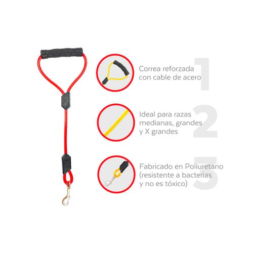 Correa Corta para Perro Resistente al Agua XOLO Pets