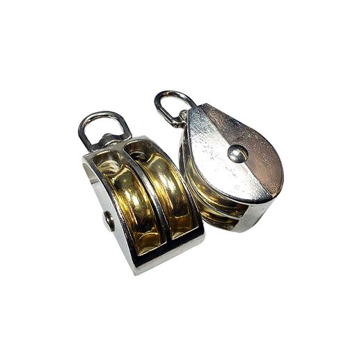 Polea Doble Ojo Girato Tipo Liviano de 1"