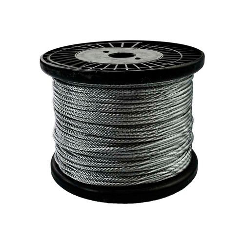 Cable Guaya en Acero Galvanizado de 1/8" (3.18mm) 7x7 x 500 metros