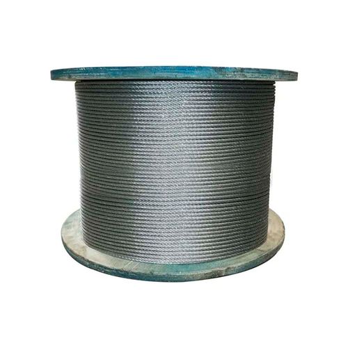 Cable Guaya en Acero Galvanizado de 3/16" (4.7mm) Yute 6x7 x 500 metros