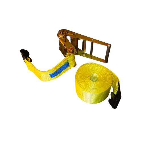 Reata de 4 Pulgadas x 12 metros con Ratchet Cincha Eslinga