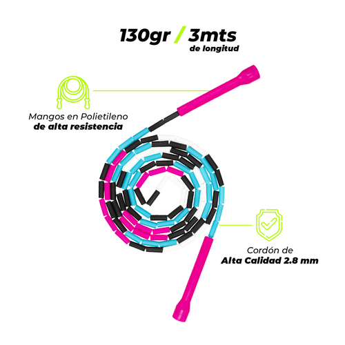 Cuerda Lazo para Saltar Segmentado CrossFit | 7501TF