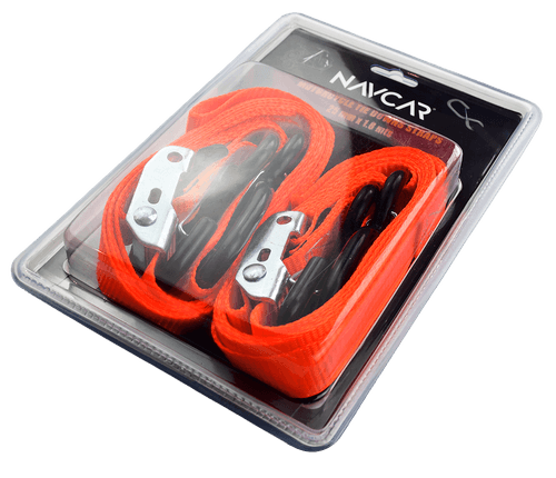 Reata, cinta, correa, tie down de Amarre para Motos y cuatrimotos, trailers,  medida 1" x 1,8 mts x 2 und