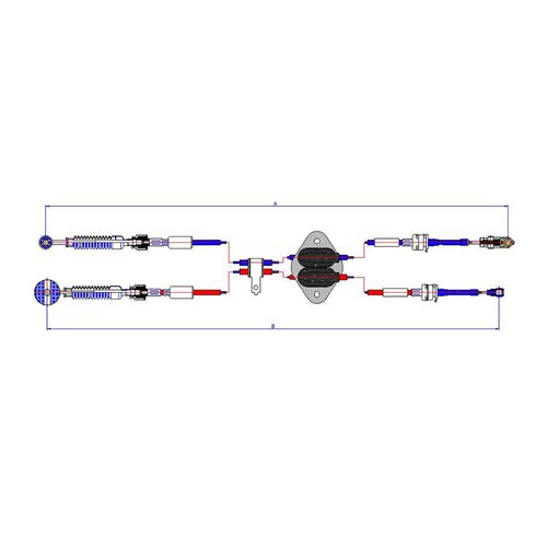Dfsk Glory 560 1.8L 2019… | Guaya Control Y Selector Cambios | OEM: 1703400-FK05, 1703400-FK02