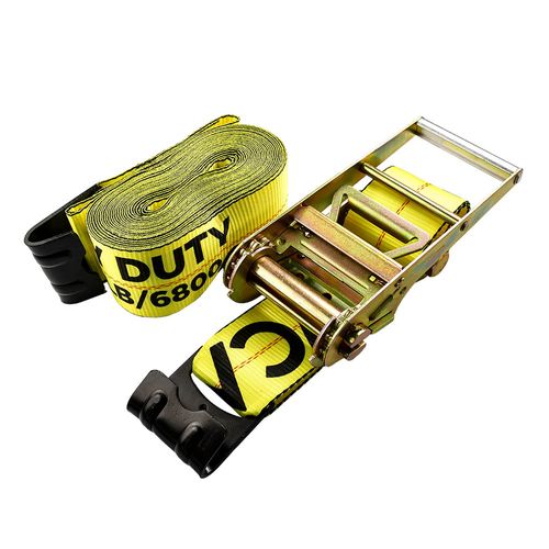 Reata de 4 Pulgadas x 12 metros con Ratchet Cincha Eslinga