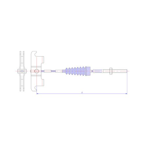 Chevrolet D-Max Principal | Guaya Freno De Parqueo | OEM: 8980069476