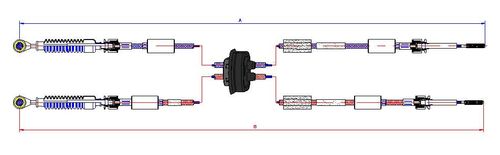 Chevrolet Cruze 1.4L - 1.6L - 1.8L 2010-2013 | Guaya Control Y Selector Cambios | OEM: 25188665 , 25191776 , 96829759