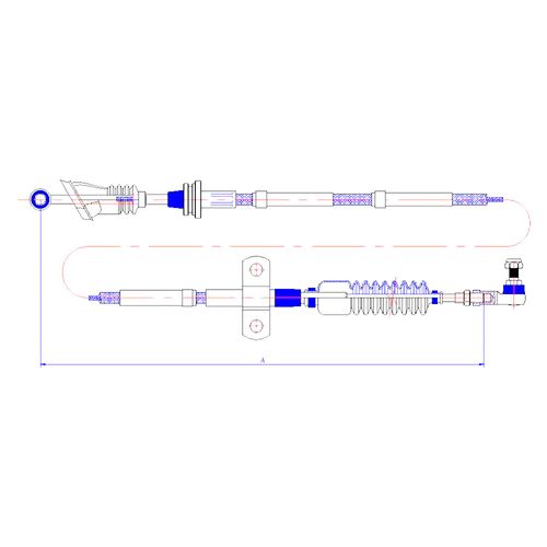 Nissan UD 1800 HD; 2000 HD; 2300 HD; 2060 1995-2015 | Guaya Selector Cambios M/T | OEM: 34570-32Z09