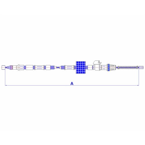 Cable Guaya De Freno Honda Cr-V 1998-2001 Trasero Izquierdo | OEM: 0